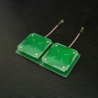 Ελαφρύ βάρος Χειροκίνητη κεραία RFID Πράσινη μικρού μεγέθους κεραία RFID για ζώνη UHF Χειροκίνητος αναγνώστης RFID