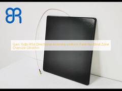 Ομοιόμορφος τομέας κεραιών κέρδους 15dbi Rfid κατευθυντικός κανένα τυφλό πολύ μεγάλο μέγεθος ζώνης Ultrathin